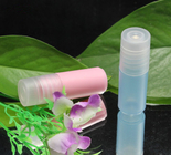 Frosted 10ml plastic roller ball deodorant perfume oil roll on bottle