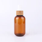 China Big Factory Good Price bamboo lid glass essential oil bottle with dropper
