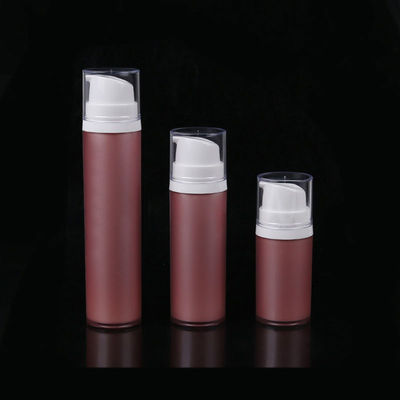 美しい緑/茶色のアクリル 15/30/50ml 空気のないポンプボトル